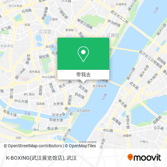 K-BOXING(武汉展览馆店)地图