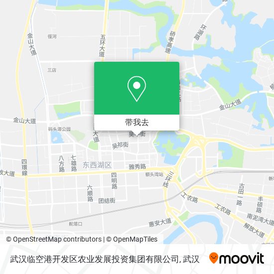 武汉临空港开发区农业发展投资集团有限公司地图