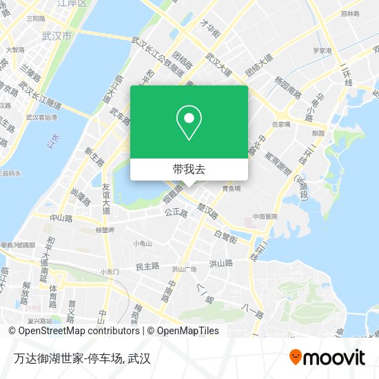 万达御湖世家-停车场地图