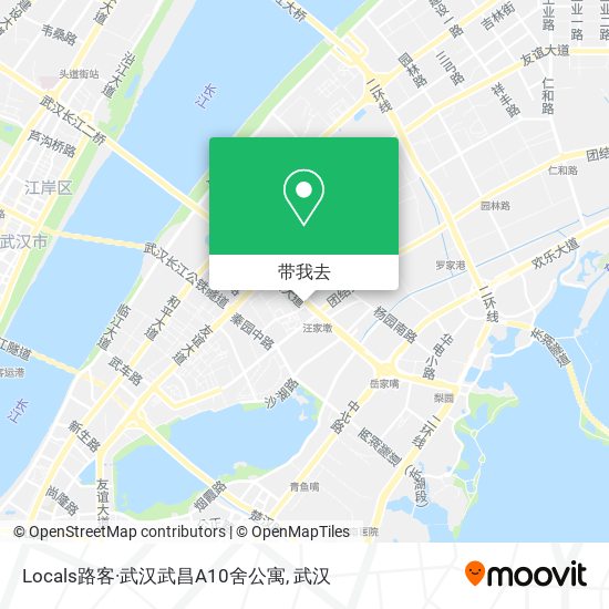 Locals路客·武汉武昌A10舍公寓地图