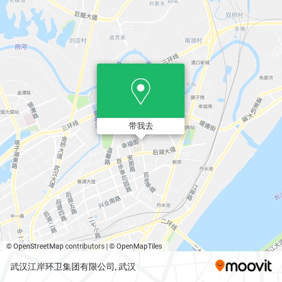 武汉江岸环卫集团有限公司地图