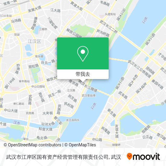 武汉市江岸区国有资产经营管理有限责任公司地图