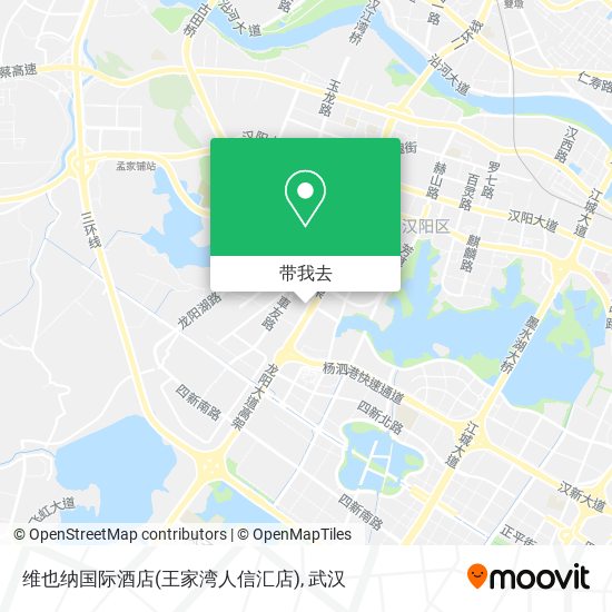 维也纳国际酒店(王家湾人信汇店)地图