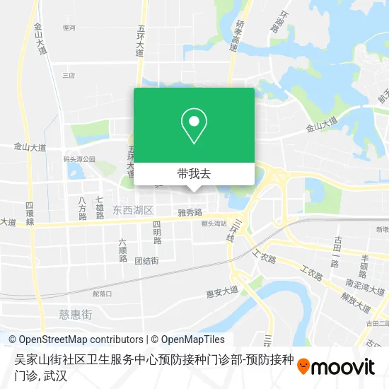 吴家山街社区卫生服务中心预防接种门诊部-预防接种门诊地图