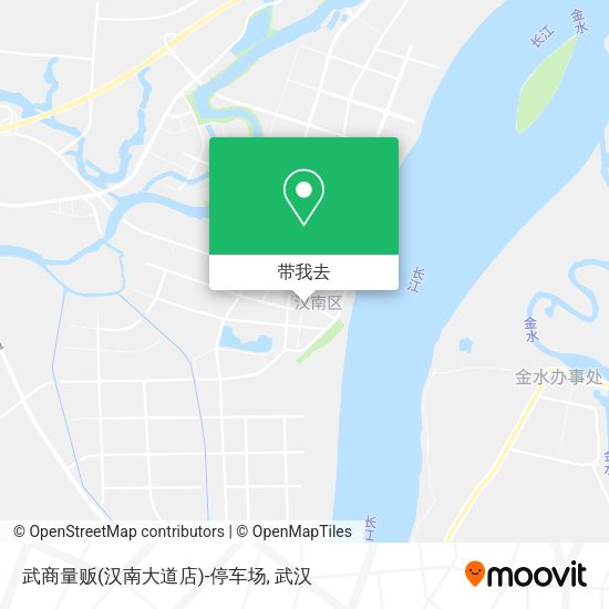 武商量贩(汉南大道店)-停车场地图