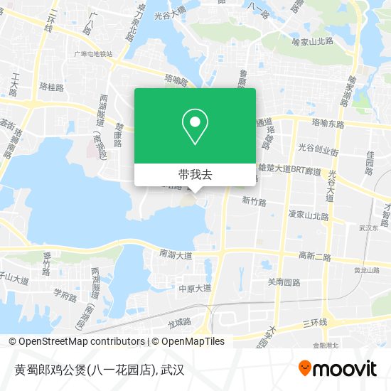 黄蜀郎鸡公煲(八一花园店)地图