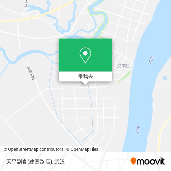 天平副食(建国路店)地图