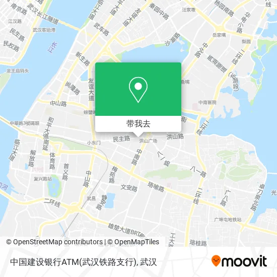 中国建设银行ATM(武汉铁路支行)地图