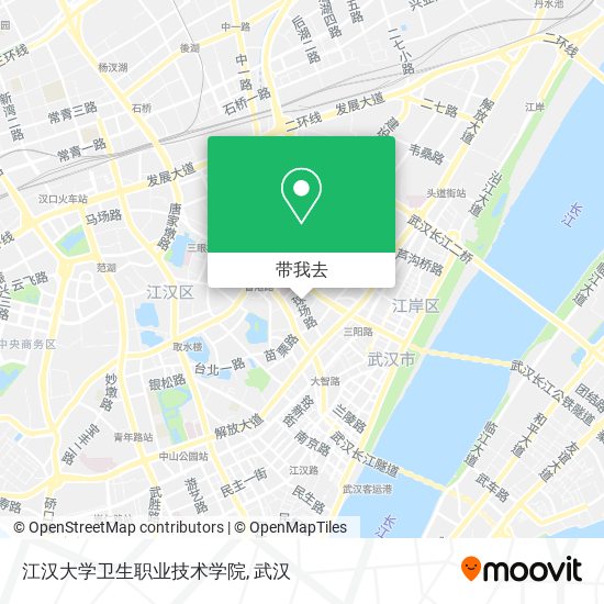 江汉大学卫生职业技术学院地图