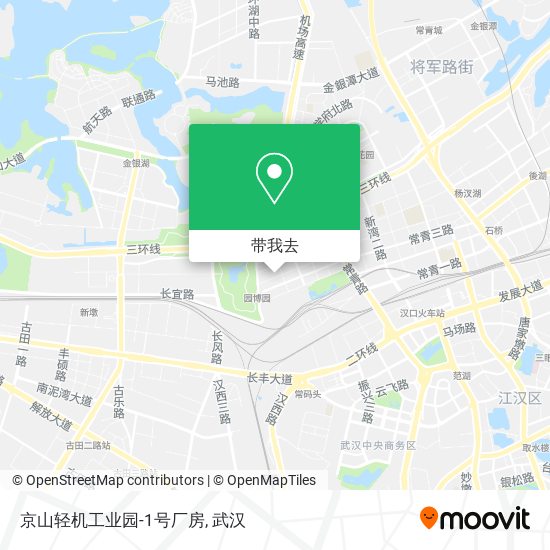 京山轻机工业园-1号厂房地图