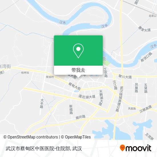 武汉市蔡甸区中医医院-住院部地图