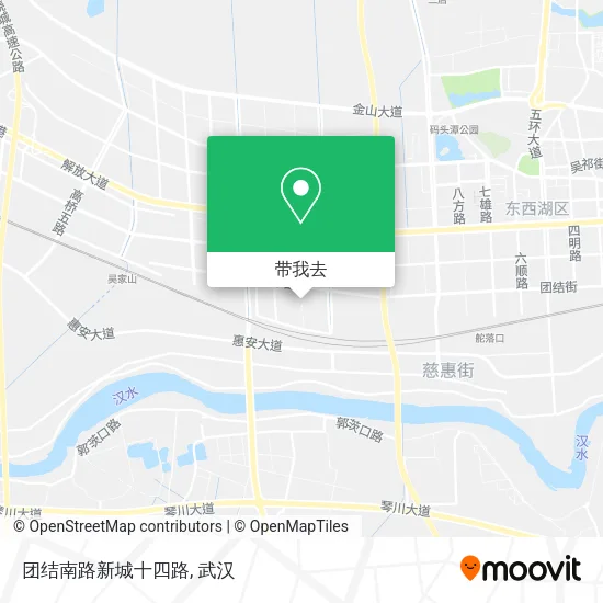 团结南路新城十四路地图