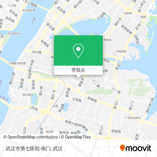 武汉市第七医院-南门地图