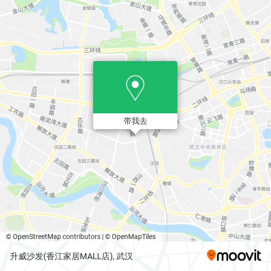 升威沙发(香江家居MALL店)地图