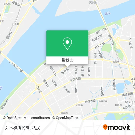 乔木棋牌简餐地图