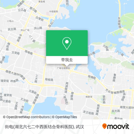 街电(湖北六七二中西医结合骨科医院)地图