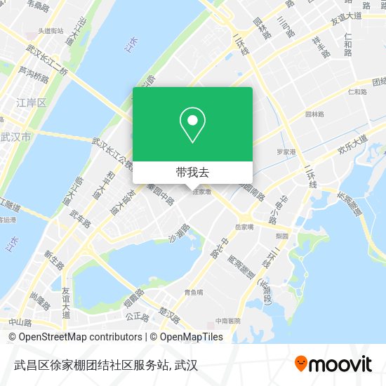 武昌区徐家棚团结社区服务站地图