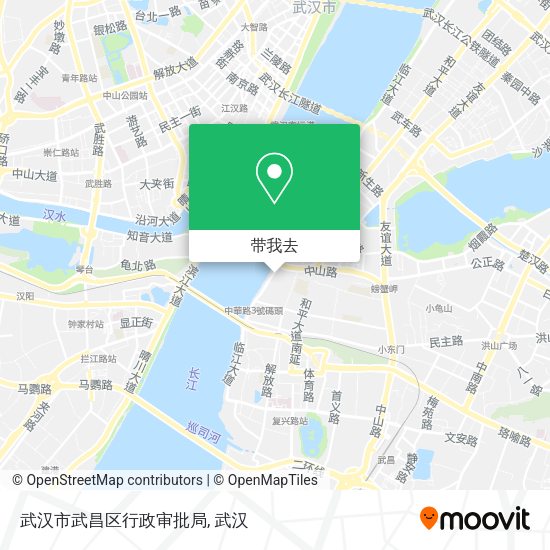 武汉市武昌区行政审批局地图