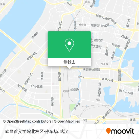 武昌首义学院北校区-停车场地图