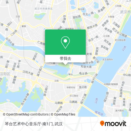 琴台艺术中心音乐厅-南1门地图