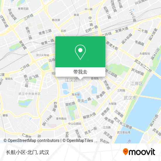 长航小区-北门地图