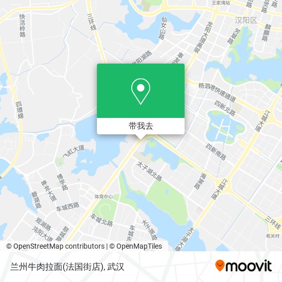 兰州牛肉拉面(法国街店)地图