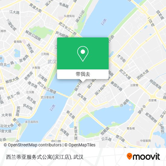 西兰蒂亚服务式公寓(滨江店)地图