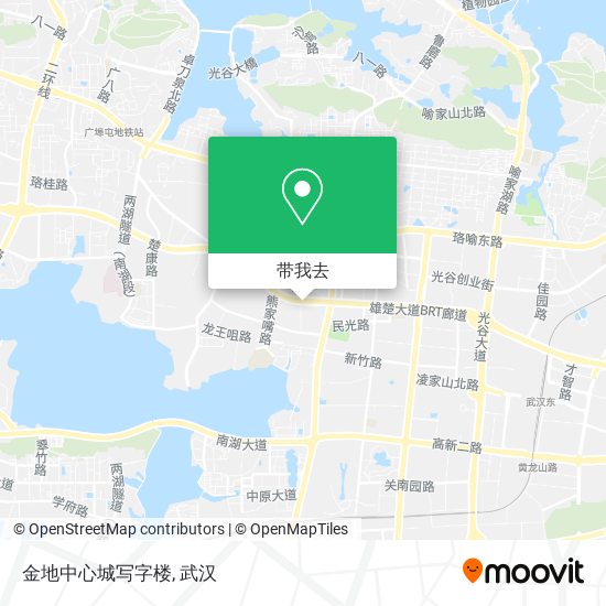 金地中心城写字楼地图
