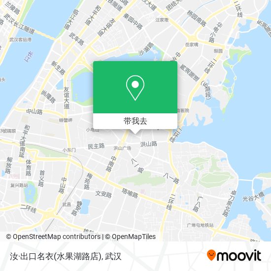 汝·出口名衣(水果湖路店)地图