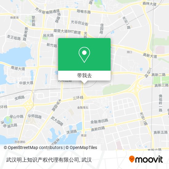 武汉明上知识产权代理有限公司地图