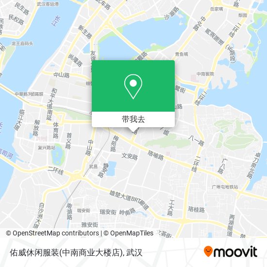 佑威休闲服装(中南商业大楼店)地图