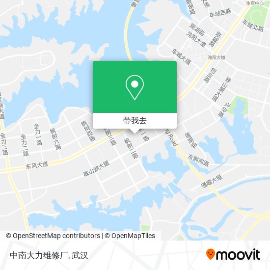 中南大力维修厂地图