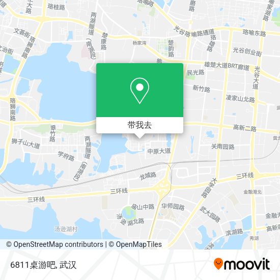 6811桌游吧地图