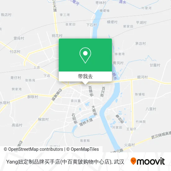 Yang妞定制品牌买手店(中百黄陂购物中心店)地图