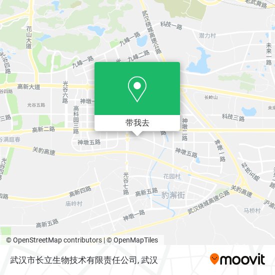 武汉市长立生物技术有限责任公司地图