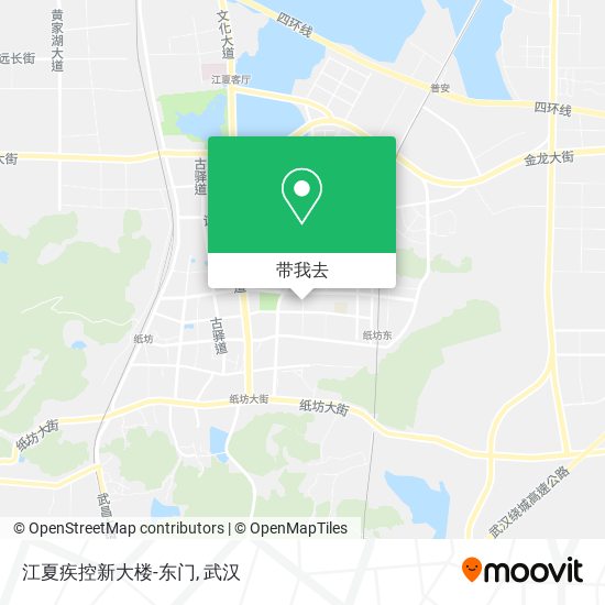 江夏疾控新大楼-东门地图