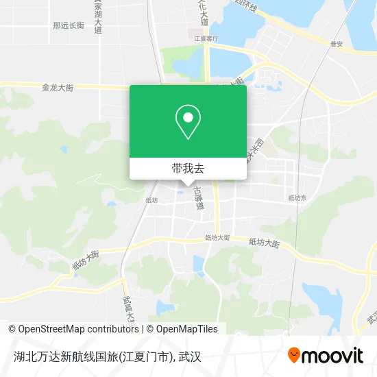 湖北万达新航线国旅(江夏门市)地图