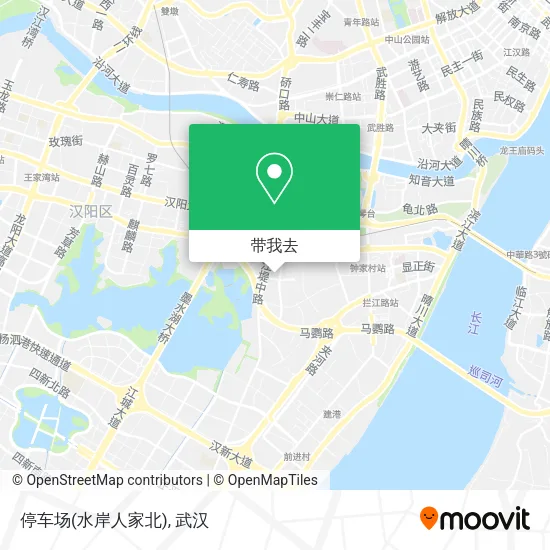 停车场(水岸人家北)地图