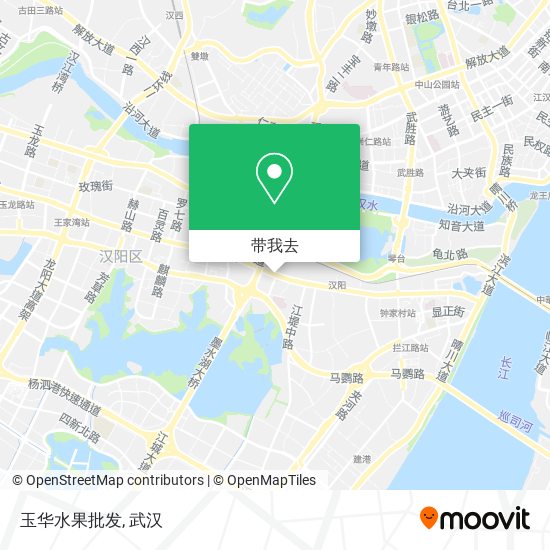 玉华水果批发地图