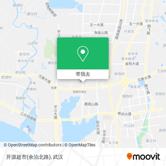开源超市(余泊北路)地图