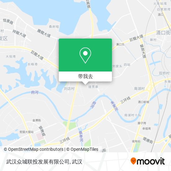 武汉众城联投发展有限公司地图