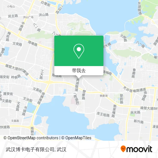 武汉博卡电子有限公司地图