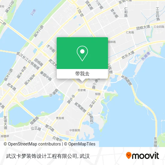 武汉卡梦装饰设计工程有限公司地图