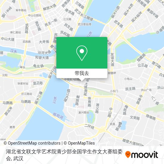 湖北省文联文学艺术院青少部全国学生作文大赛组委会地图