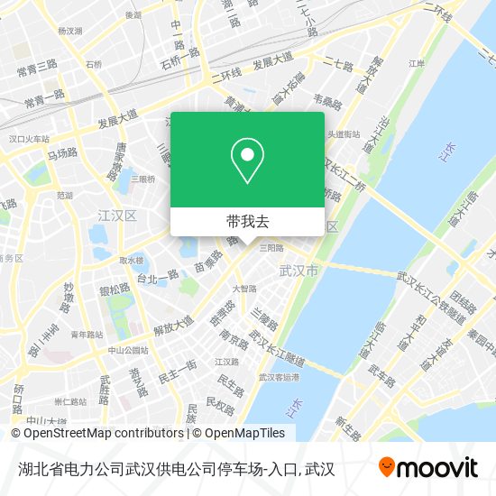 湖北省电力公司武汉供电公司停车场-入口地图