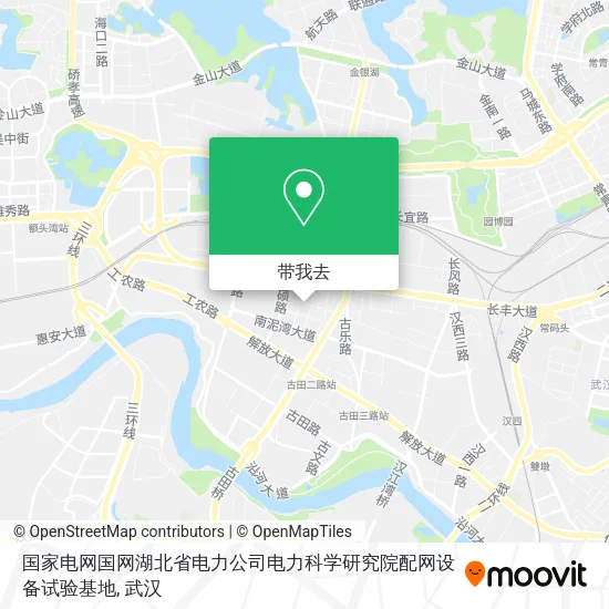 国家电网国网湖北省电力公司电力科学研究院配网设备试验基地地图