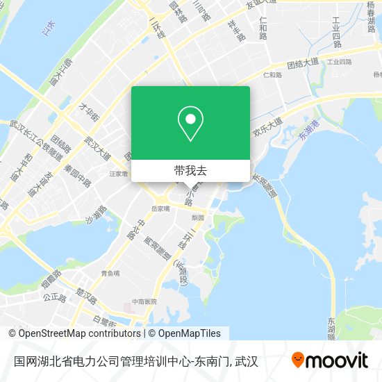 国网湖北省电力公司管理培训中心-东南门地图