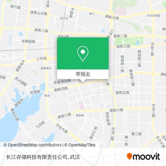 长江存储科技有限责任公司地图