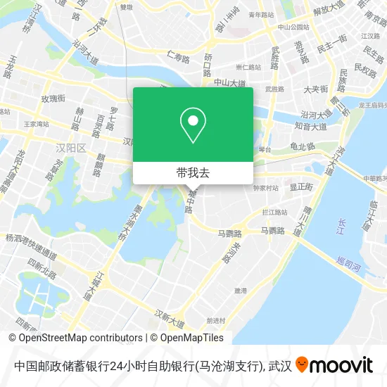 中国邮政储蓄银行24小时自助银行(马沧湖支行)地图
