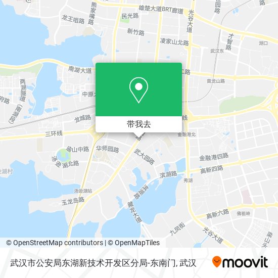 武汉市公安局东湖新技术开发区分局-东南门地图